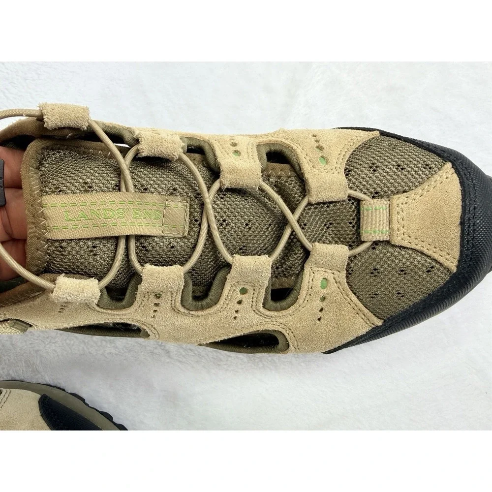 Lands' End Women's Hiking Trek‎ Water Sandals Size 10 Brown Tan Style 191511
